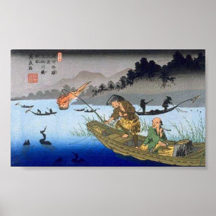 Poster Art japonais antique vintage