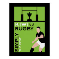 Art Joueurs de Rugby Kiwi NZ