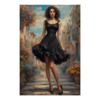 Art LBD : Petite robe noire améliorée à l'IA