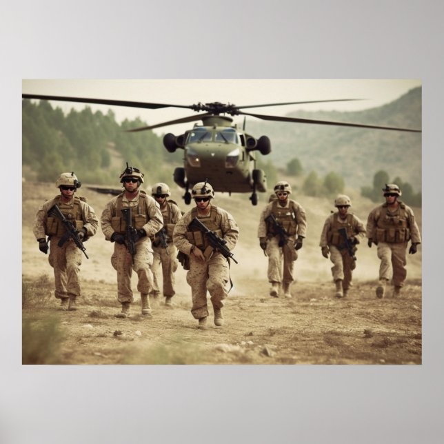 Poster Art Marines (Devant)