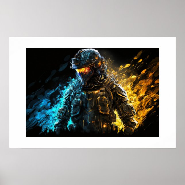 Poster Art Militaire Personne (Devant)