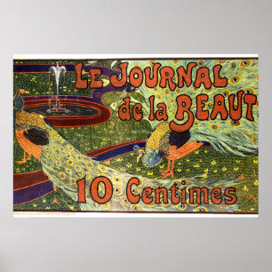 Poster Art Nouveau 1897 Journal et Louis Rhead