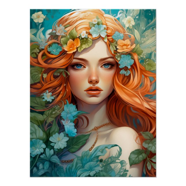 Poster Art Nouveau Aos sí Fairy (Devant)
