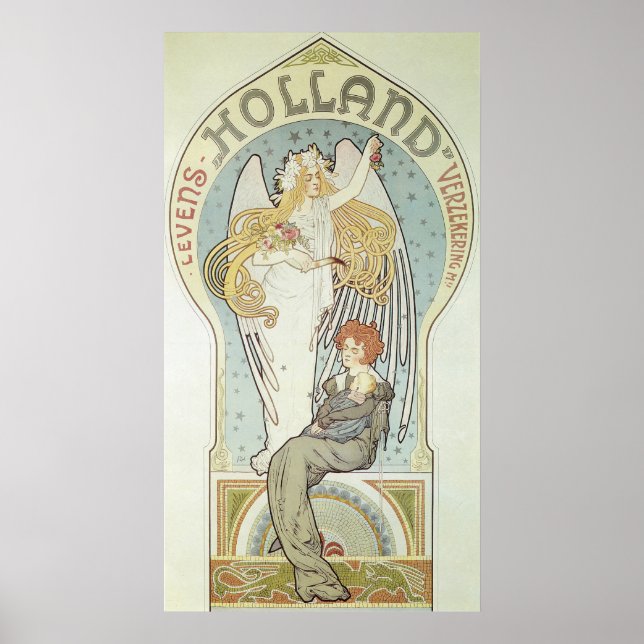 Poster Art nouveau classique Hollande (Devant)
