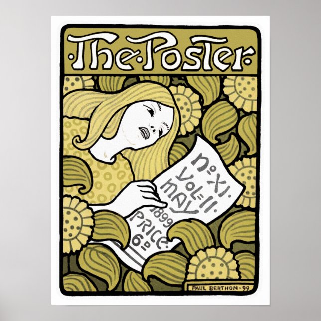 Poster Art Nouveau Imprimer : "The Poster" de Bert (Devant)