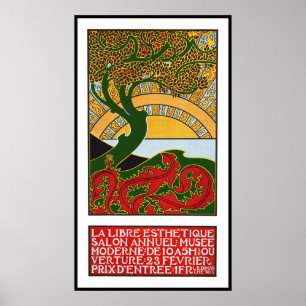 Poster Art Nouveau : La Libre Esthetique