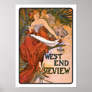 Poster Art Nouveau : Mucha - West End Review