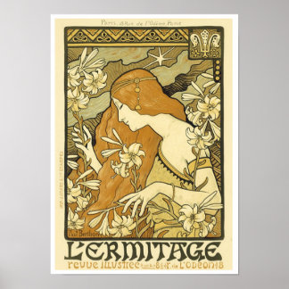 Poster Art Nouveau Poster Design Poster 13x18