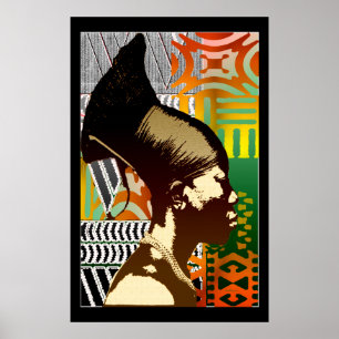 Poster Art pop africain
