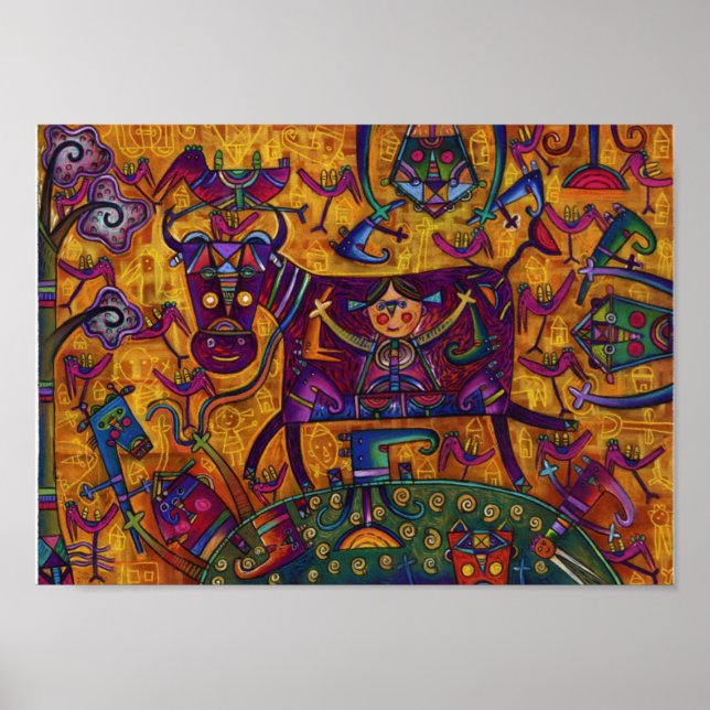 Poster - Art psychédélique (Devant)