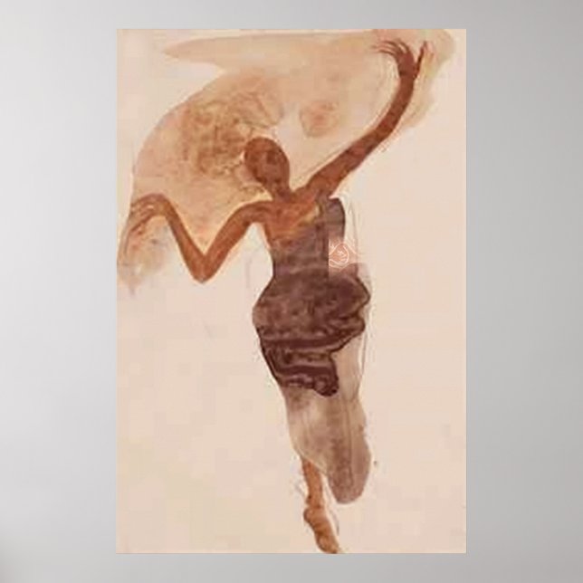 Poster Art raffiné ~ La danseuse c1906 (Devant)