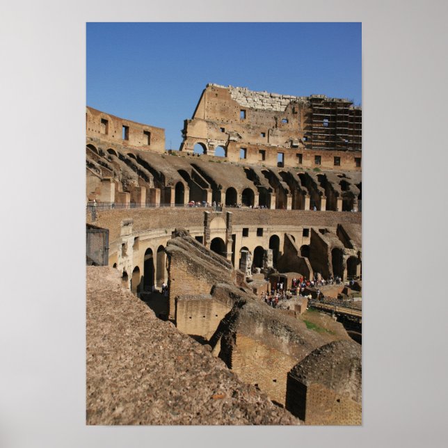 Poster Art romain. Le Colosseum ou Flavien (Devant)