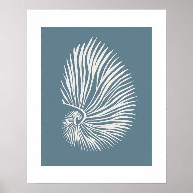 Poster Art Seashell (Devant)