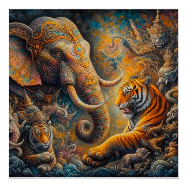 Poster art spirituel (Devant)