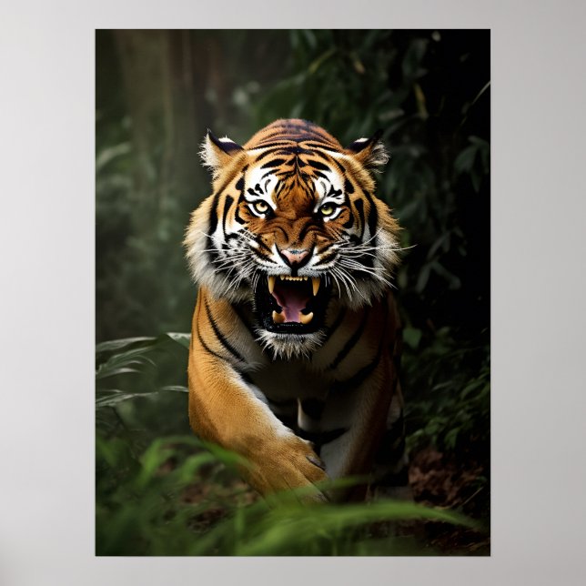 Poster Art Tiger (Devant)