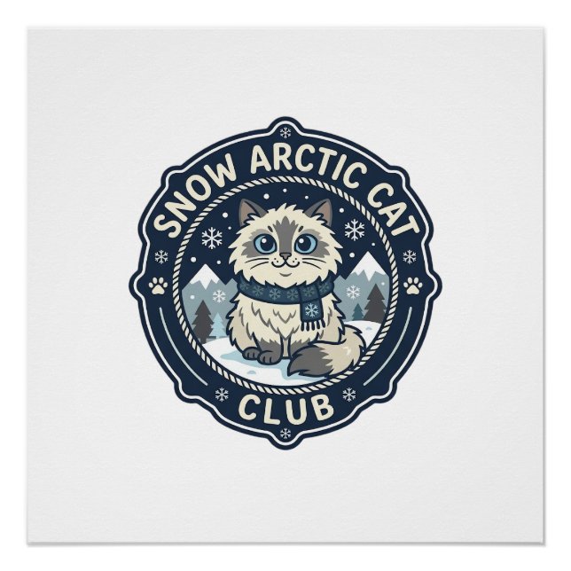 Poster Art vectoriel Snow Arctic Cat POD - Snow Arctic Ca (Devant)