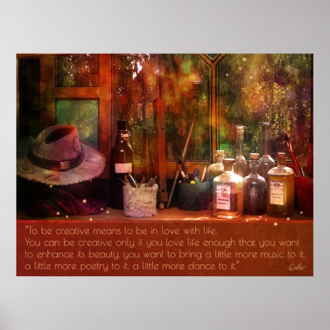 Poster Art, Vie et Créativité (Devant)