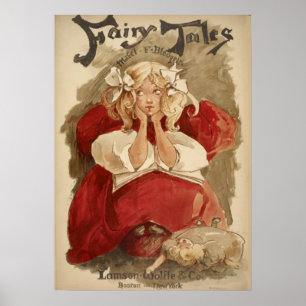 Poster Art vintage   Ethel Reed Fairy Tales