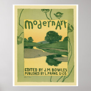 Poster Art vintage Nouveau Art moderne Couverture