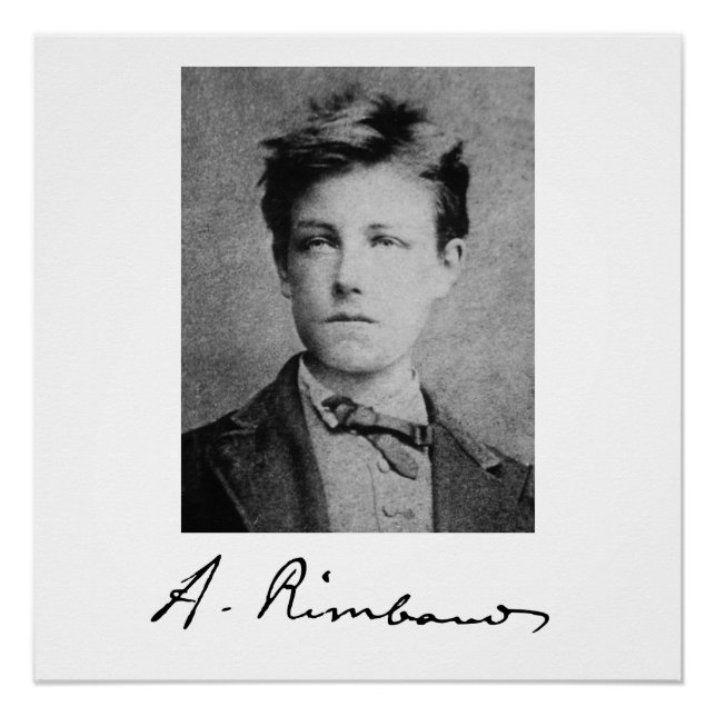 Poster Arthur Rimbaud (Devant)