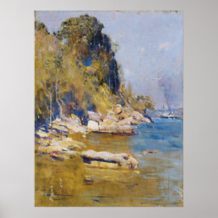 Poster Arthur Streeton - De mon camp (Sirius Cove)