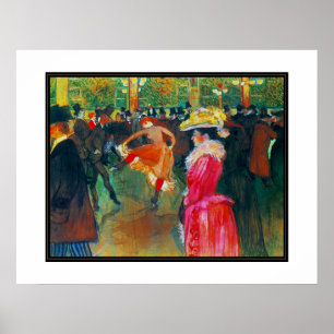 Poster Artistes célèbres Henri de Toulouse Lautrec