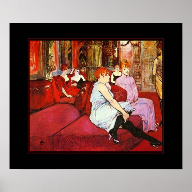 Poster Artistes célèbres Henri de Toulouse Lautrec (Devant)
