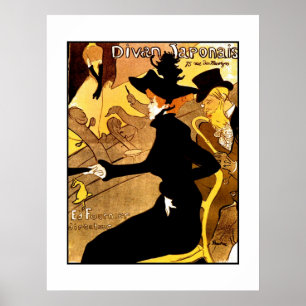Poster Artistes célèbres Henri de Toulouse Lautrec