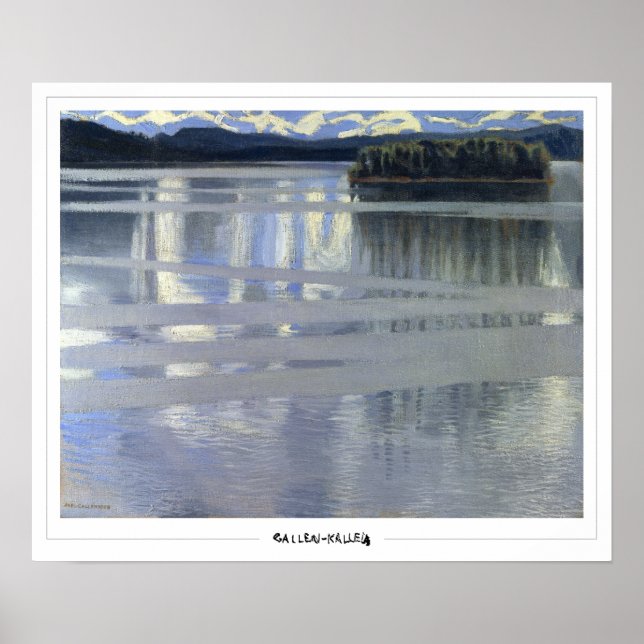 Poster artistique Akseli Gallen-Kallela Zedign #30 (Devant)