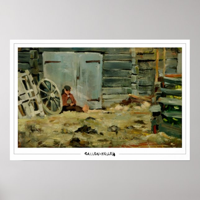 Poster artistique Akseli Gallen-Kallela Zedign #37 (Devant)