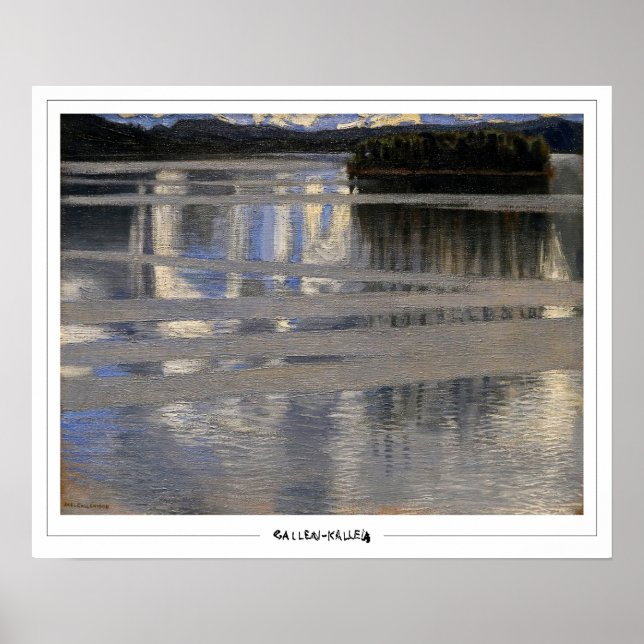 Poster artistique Akseli Gallen-Kallela Zedign #38 (Devant)