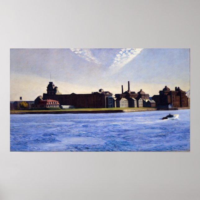 Poster artistique de la côte de la mer Edward Hopp (Devant)