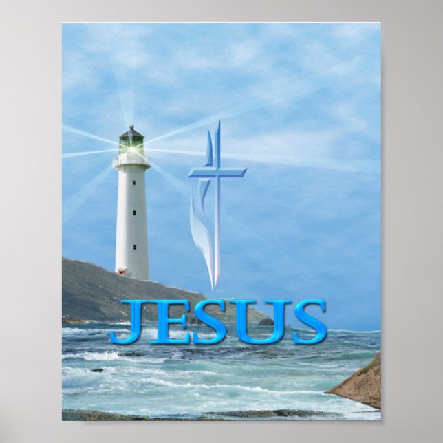 Poster artistique de la maison Jesus Light (Devant)