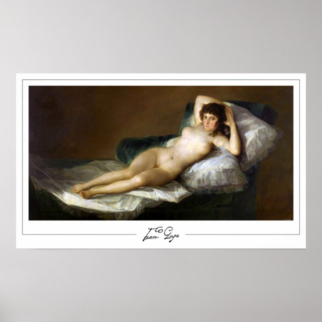 Poster artistique Francisco Goya Zedign #251 (Devant)