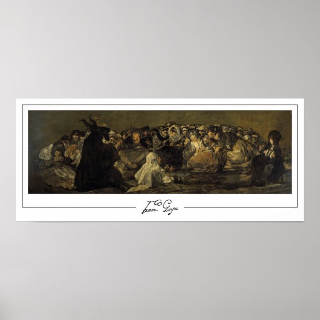 Poster artistique Francisco Goya Zedign #262 (Devant)