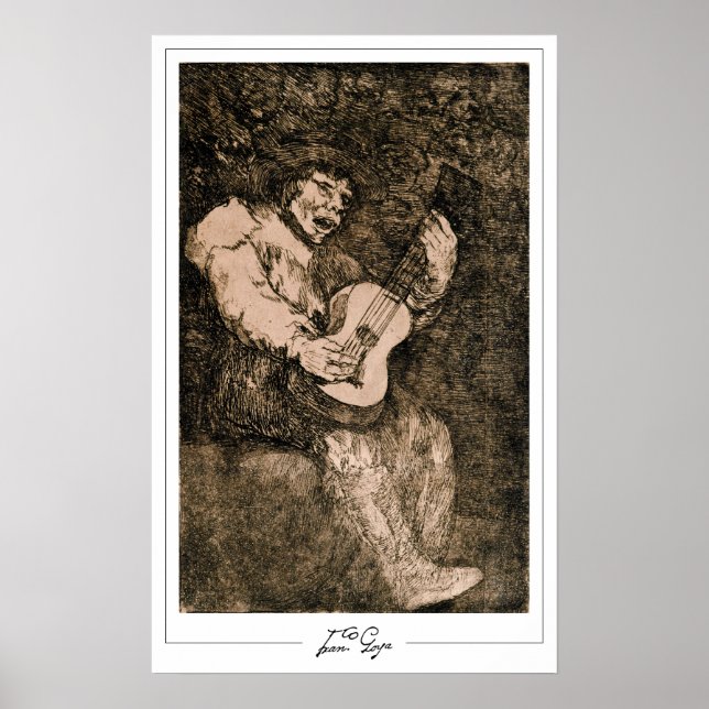 Poster artistique Francisco Goya Zedign #411 (Devant)