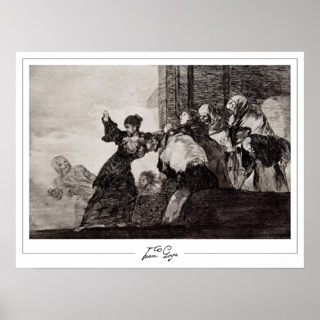Poster artistique Francisco Goya Zedign #504 (Devant)