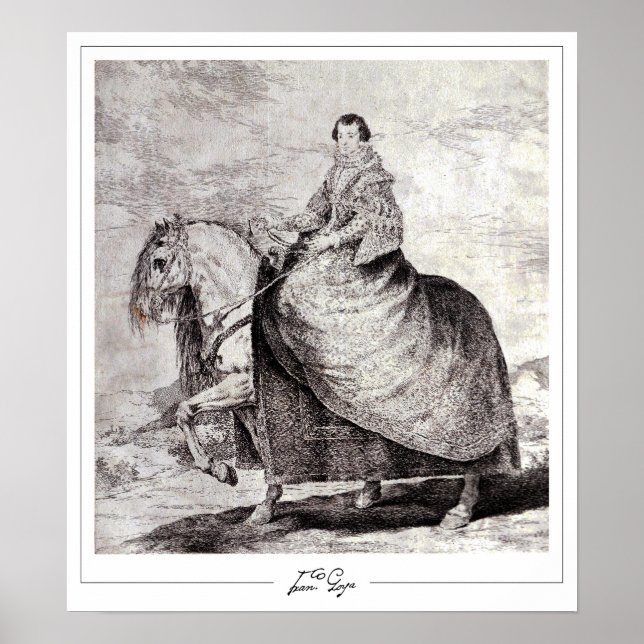 Poster artistique Francisco Goya Zedign #505 (Devant)