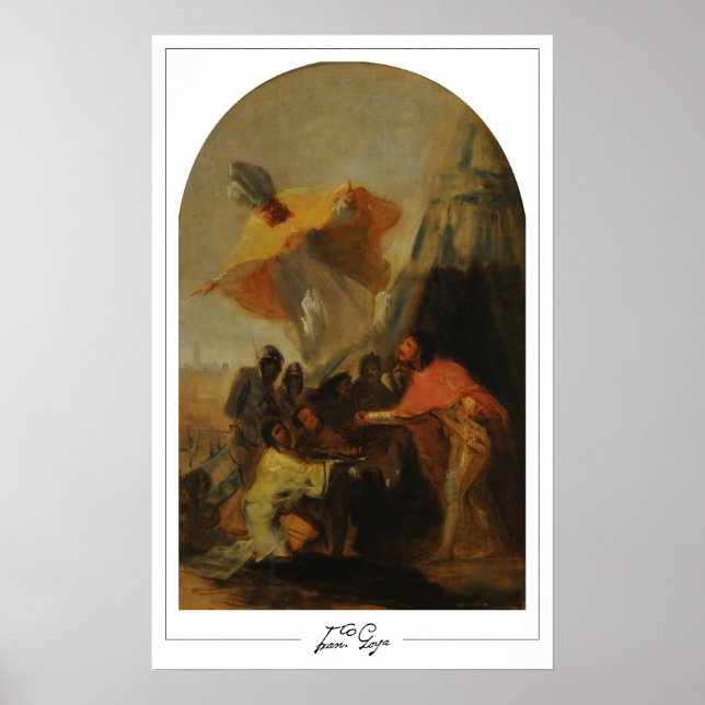 Poster artistique Francisco Goya Zedign #511 (Devant)