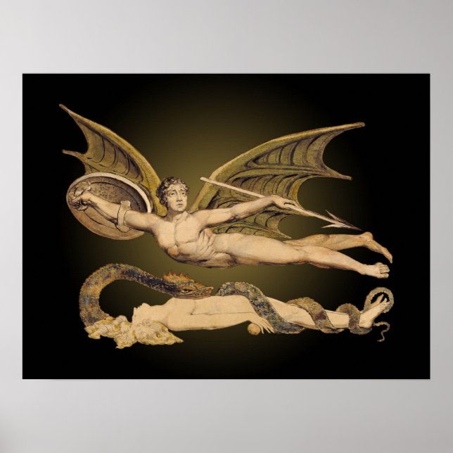 Poster artistique Satan & Eve 24x18 (Devant)