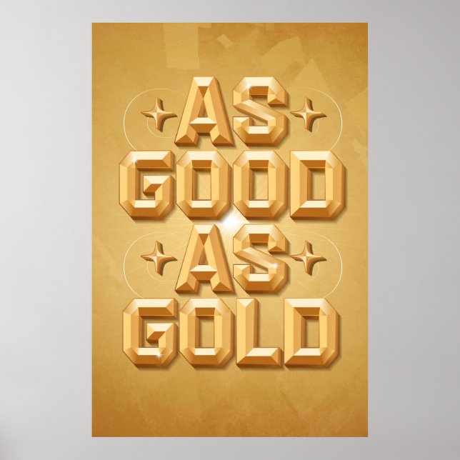 Poster As Good As Gold (24x36) (Devant)
