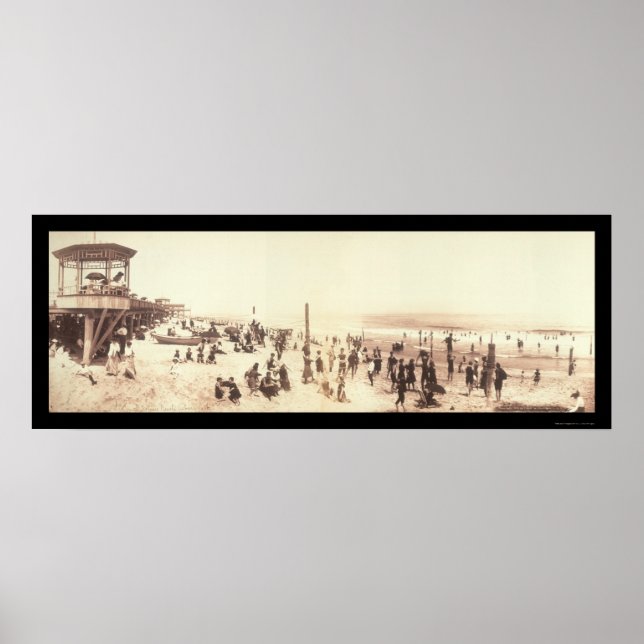 Poster Asbury Park, NJ Photo 1902 (Devant)