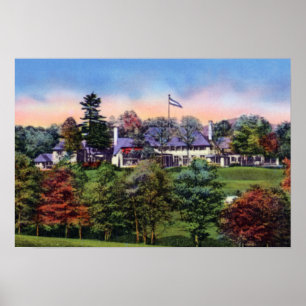 Poster Asheville Caroline du Nord Biltmore Forest Country