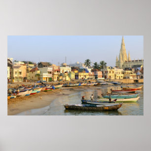 Poster Asia, India, Tamil Nadu, Kanniyakumari