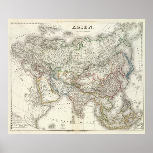 Poster Asie - Asie (Devant)