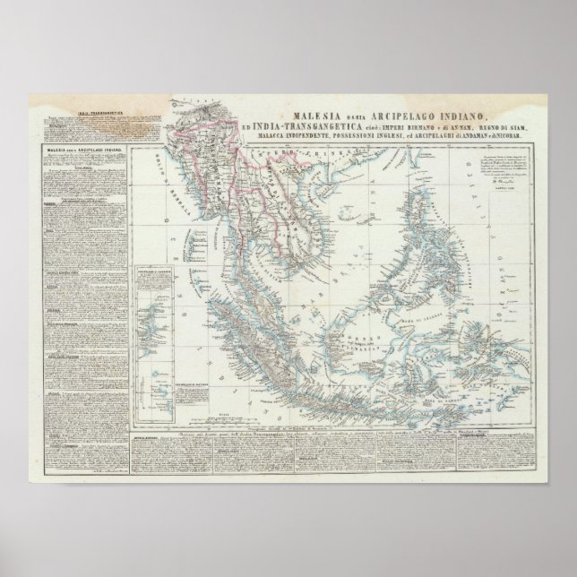 Poster Asie du Sud (Devant)