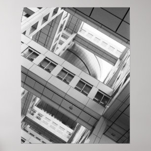 Poster Asie, Japon, Tokyo. Fuji TV Building, Odaiba