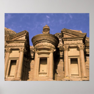 Poster Asie, Jordanie, Pétra. El Deir, le Monastère. 2