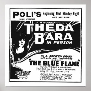 Poster Aspect 1920 personnel d'affiche de Theda Bara