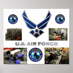 Poster Assistance vitale d'équipage aérien